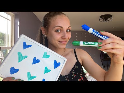 ASMR || Whiteboard and Expo Marker Play! 🖍