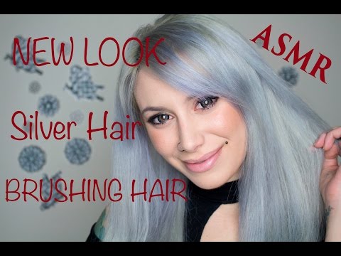 ASMR Hair Brushing & Scalp Massage - Silver / Grey Hair