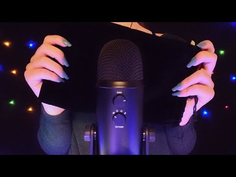 ASMR - Velvet Bag #2 (Fabric Sounds, Scratching & Microphone Rubbing) [No Talking]