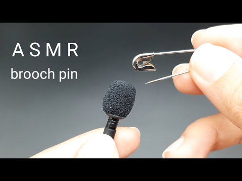 ASMR - Scratching Microphone by Brooch Pin - ASMR Scratching Mic (No Talking Videos)