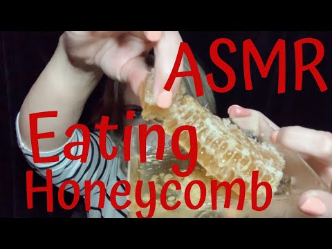 ASMR Eating Honeycomb Mukbang | Sticky Mouth Sounds |
