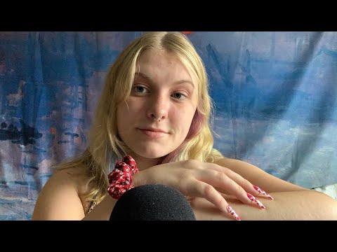 ASMR│skin scratching, teeth tapping, and hair sounds 🌝