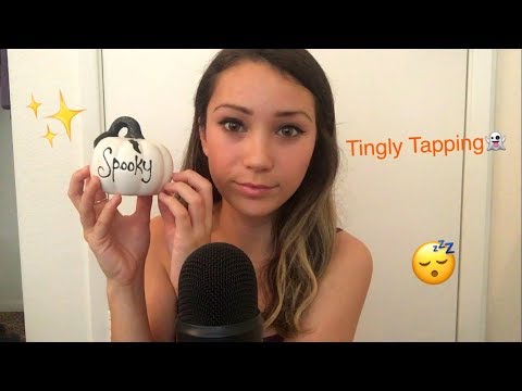 ASMR Tapping on Halloween Decorations