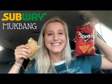 Subway Mukbang • Vegetarian