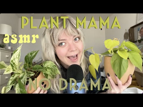 ASMR plant haul 💚🪴 I'm a mom!!!! (water sounds, tapping, plant baby show + tell 😍)