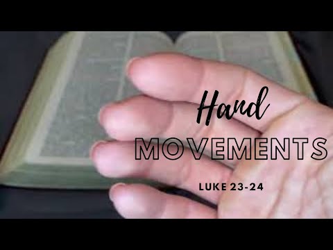 Christian ASMR Whispered Bible Reading | Luke 23 & 24 with Hand Movements