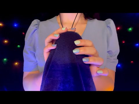 ASMR - Scarf On the Microphone (Microphone Rubbing & Fabric Sounds) [No Talking]