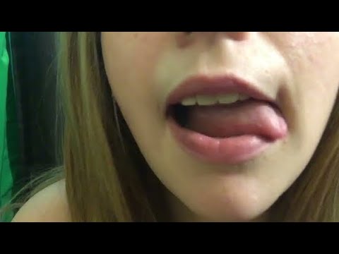 ASMR | Lens Licking Mouth Sounds