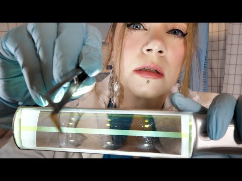 ASMR Dermatologist Face Exam, Scanning & Measuring | Extractions | Light Therapy Mask