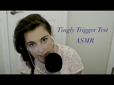 ASMR Trigger Test (time stamp in description)