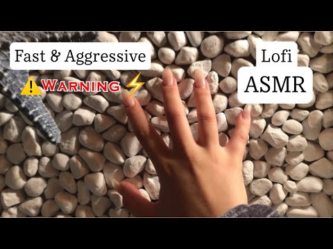 Fast & Aggressive Tapping & Scratching No Talking Lofi (Quick ASMR)