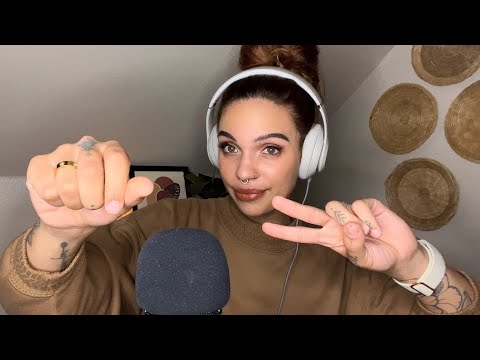 ASMR- No Props Hair Salon with Mouth Sounds and Hand Movements