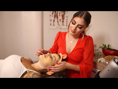 ASMR Real Person Facial Treatment mit @JuliaASMR | Face Exam & Skin Check | Doctor Roleplay deutsch