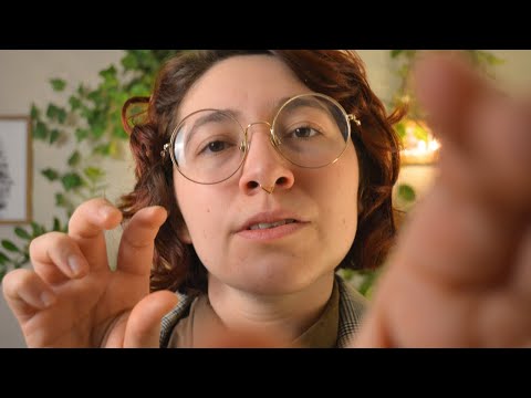 ASMR Adjusting Your Facial Features (invisible triggers & soothing face touching)