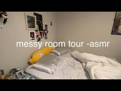 asmr room tour(dusty and disorganized lol)