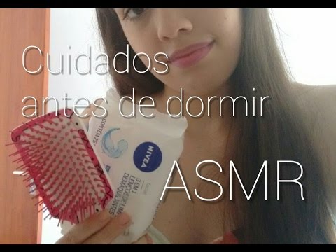 ASMR (Português) Role Play Cuidados antes de você dormir 💤 , fala baixa, sons de água