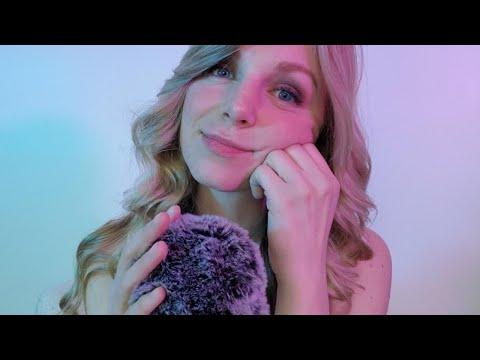 ASMR | Positive Affirmations for Anxiety & Fluffy Mic Touching [ асмр ]