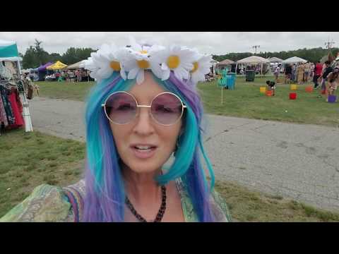 SouthernASMR Sounds Vlog ~ Hippie Fest / Tarot Card Reading