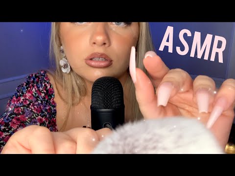 ASMR Camera Tapping, Mic Brushing & Tapping with Long Nails