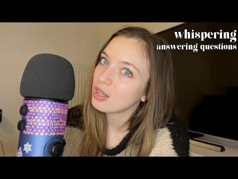 ASMR Gum Chewing and Whispers 😴