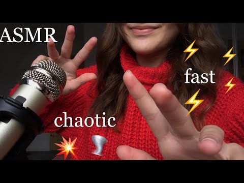 extremely CHAOTIC, FAST and UNPREDICTABLE ASMR