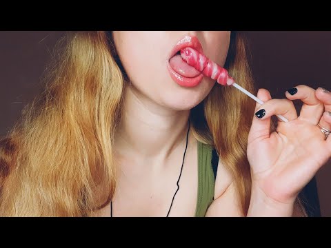 ASMR| licking,  sucking lollipop 🥵(patreon)