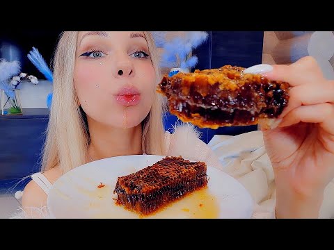 ASMR🍯  Doing Your Makeup with HONEYCOMB & eating 😏 | In 1 Minute