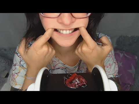 ASMR Retainer Mouth silly Braces Fishhook sounds Finger licking kisses