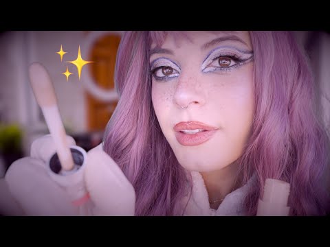 ASMR | ALL MOUTHSOUNDS Makeup Artist Does Your Makeup (No Talking + Subtitles!)