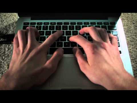 ASMR #10 - Typing on laptop