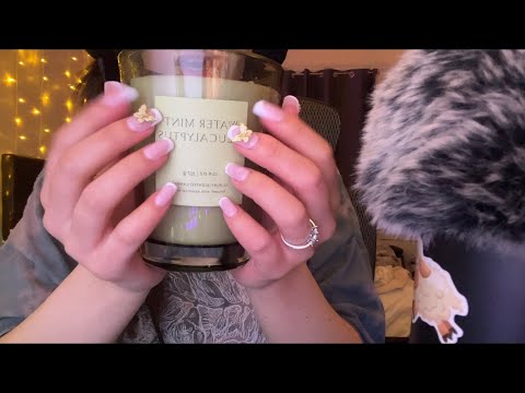 ASMR with nails XD (tapping, haul, whispering...)
