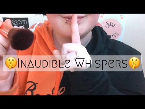 ASMR Mini’s - Inaudible Whispers with Mic Brushing 💕