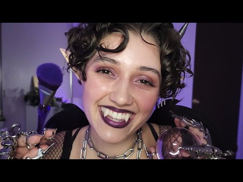 ASMR Sleep Paralysis Demon Lulls You to Sleep (cleansing, tapping, affirmations, personal attention)