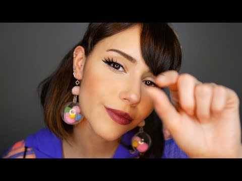 ASMR - Let me Pluck & Tap Your Worries Away ~ (fabric, whispering, positive affirmations) 💕