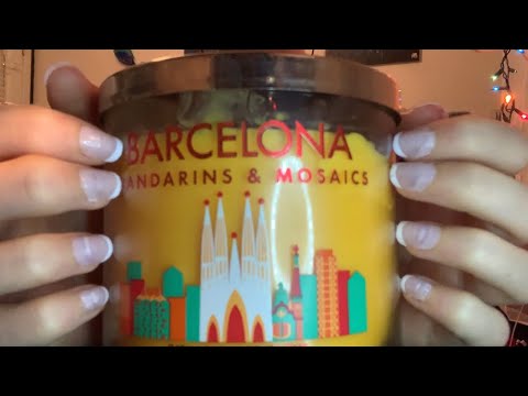 FAST TAPPING AND SCRATCHING ON CANDLES PART 2 ASMR