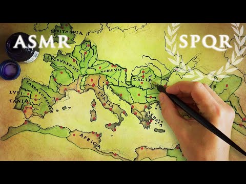 ASMR Drawing Map of Roman Empire | 2 5 hours