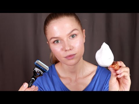 [ASMR] Relaxing Men's Shaving and Beard Trimming RP, Personal Attention