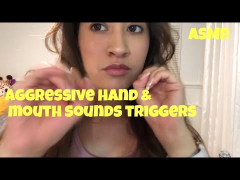 Aggressive Hand & Mouth Sounds ASMR