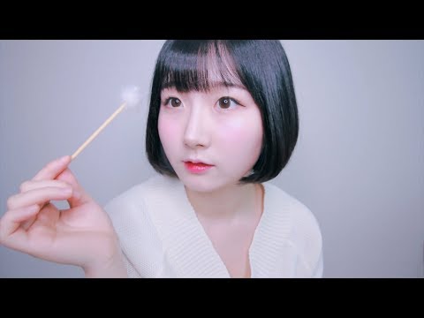 [한국어 ASMR , ASMR Korean] 간단 테스트 :) 잠이 오는 브러싱 & 귀청소 | Mic Brushing &  Ear Cleaning