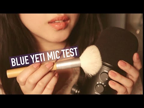 ASMR Blue Yeti Mic Test 🎙Brushing, Scratching, Tapping, Mouth sounds 💜