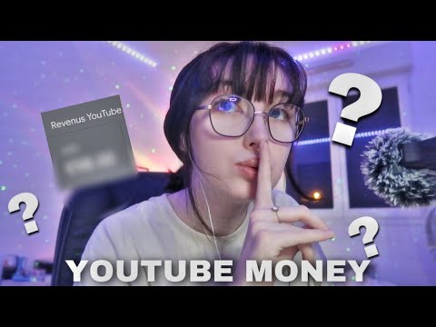 ASMR: mes premiers salaires YouTube: combien je gagne avec une vidéo par jour ?😶