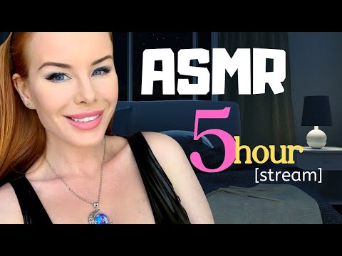 ASMR [STREAM] ❤️ 5 hour sleep relaxation 🌙 Ear Eating 👅 3Dio 🎤🎧