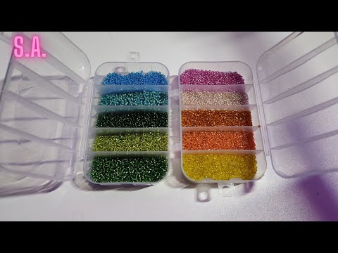Asmr | Playing with Seed Beads Sound
