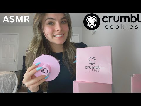 ASMR | CRUMBL COOKIES mukbang and review | soft chewy eating sounds