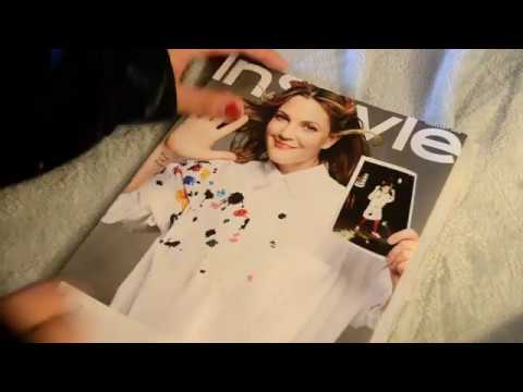 ASMR Flipping through a Magazine | Whisper and Paper Sounds | Foreign Accent