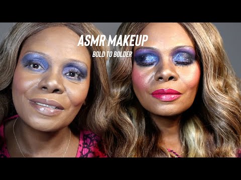 FROM DAY TO NIGHT LOOK MUCH BOLDER ASMR MAKEUP TUTORIAL