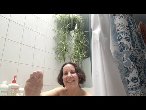 ASMR Bath FEET SHAMPOO wash Jackson chit-chat
