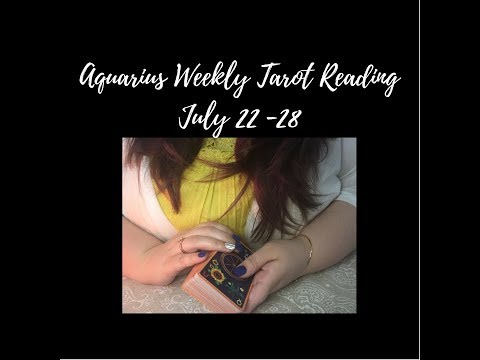 Aquarius Tarot Reading for July 22-28 ASMR