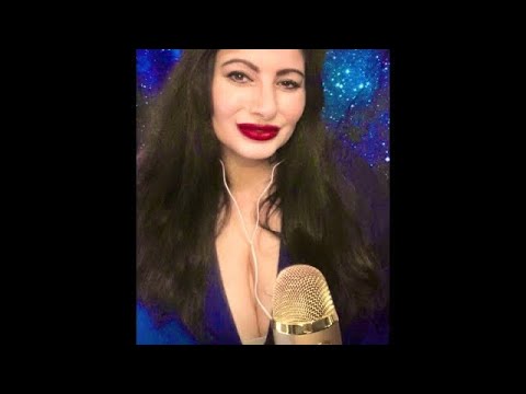 ASMR for relaxation ultra soft whispers (hypnotic) inaudible, hand movements and outer space sounds.