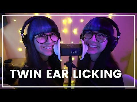 ASMR | 👅 Aggressive Twin Ear Licking